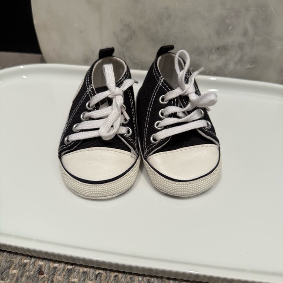 NWT- Our Baby Bakery Baby Black High-Top Custom Sneakers  “CHARLES” - Picture 7 of 8